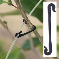 200pcs vines fastener tied clips buckle hook garden plant vegetable grafting clips grape support vine clips fixed buckle hook