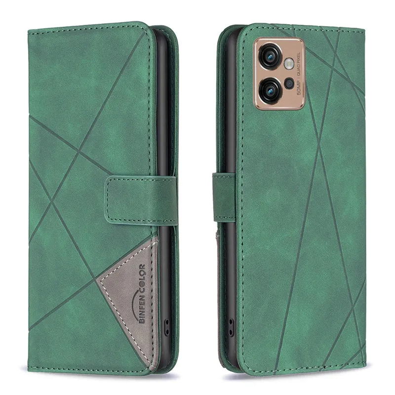 Luxury Leather Phone Case On For Motorola MOTO G32 Funda sFor MotoG 32 G22 G52 G42 G62 5G MotoG32 Coque Wallet Flip Cover
