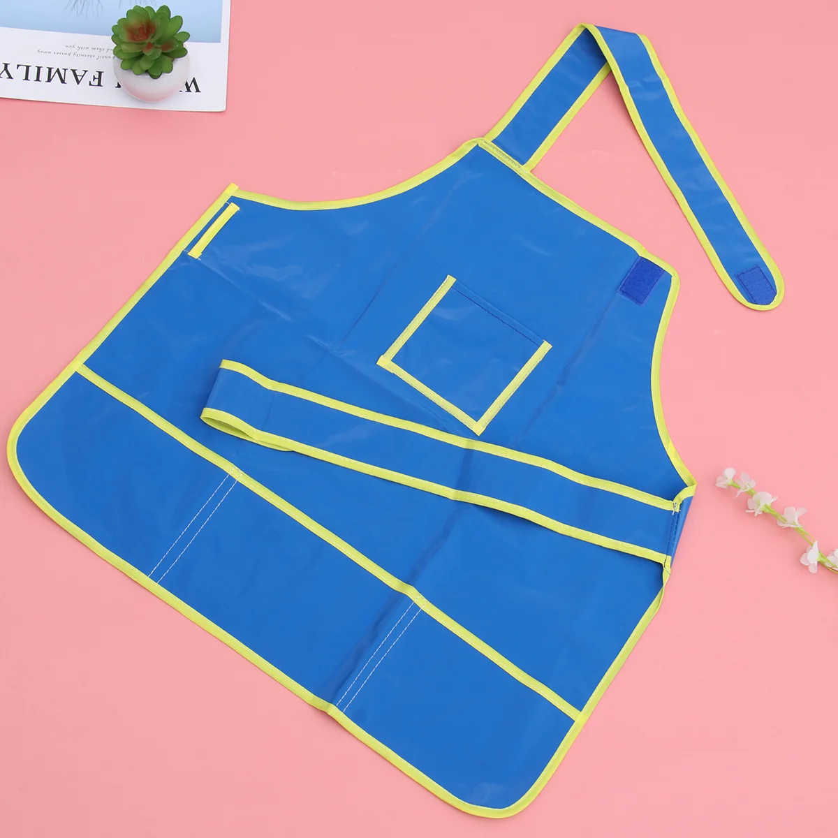 

Apron Painting Smock Children Kids Drawingpinafore Craft Artists Kitchen Waterproof Toddlersmall Serving Clothapparel Cook