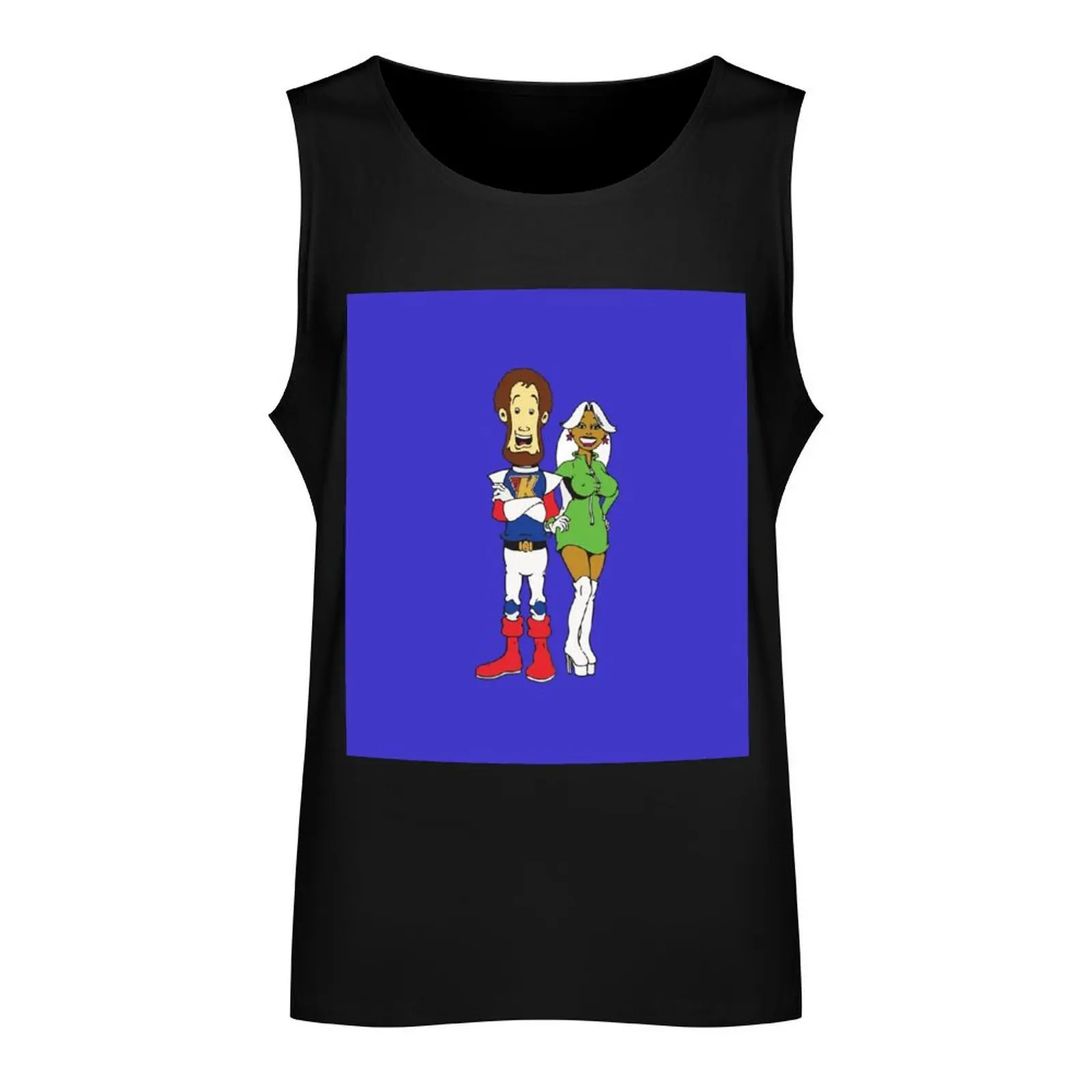Капитан Кремmen - Kenny Everett Tank Top футболка с мышцами для бодибилдинга мужская