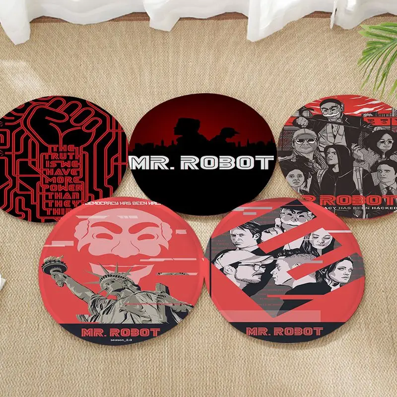 

Mr Robot Minimalist Style Stool Pad Patio Home Kitchen Office Chair Seat Cushion Pads Sofa Seat 40x40cm Cushions Home Decor