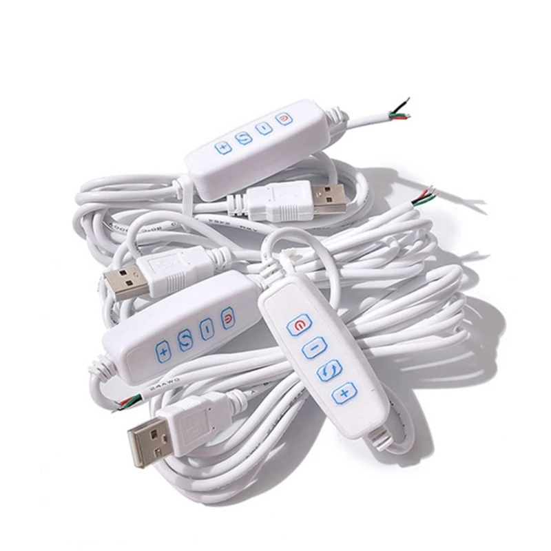 Контроллер светодиодного диммера постоянного тока 5 В USB-порт кабель питания для