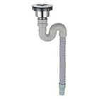 Фильтр для кухонной раковины закрытый сеткой слив из нержавеющей стали, 1 шт., крепление для мытья посуды, фитинги для водопроводных труб, аксессуары