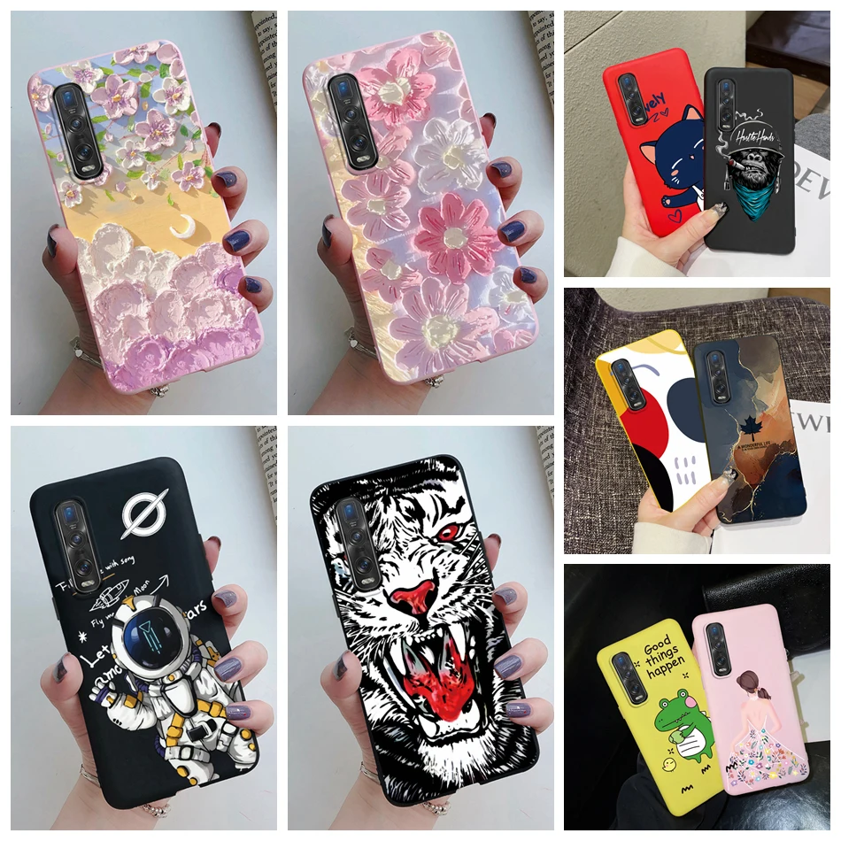 Для OPPO Find X2 Pro Чехол Красивая Цветочная силиконовая Мягкая задняя крышка для OPPO Find X2 FindX2 X 2 Pro CPH2023 CPH2025 чехлы для телефонов