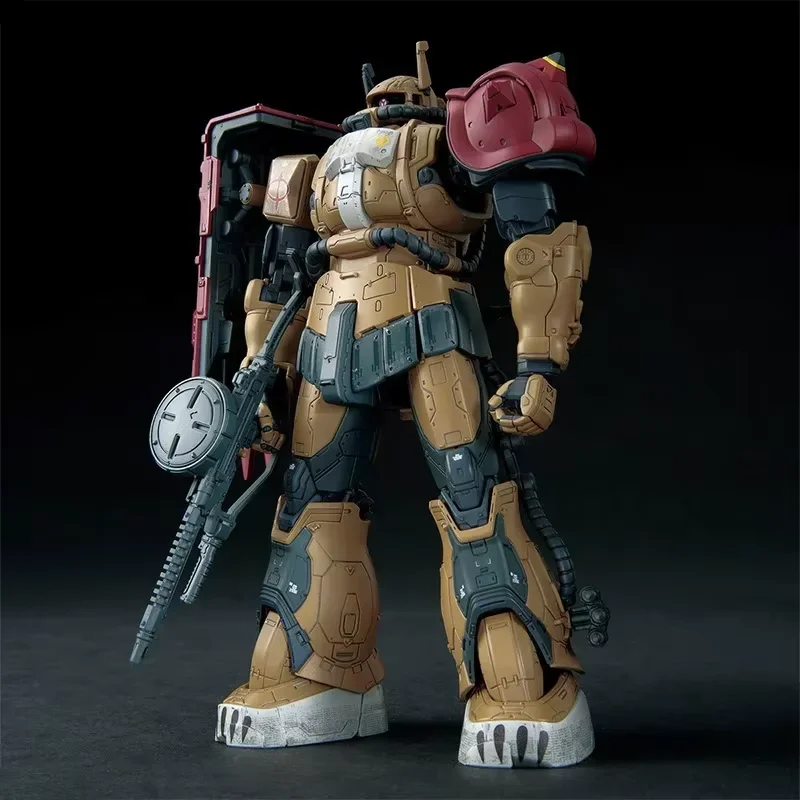 Фото Оригинальная модель Bandai HG 1/144 Gundam MS-O6F ZAKUII F TYPE SOLARI [RFV] — коллекционная аниме-фигурка мобильного костюма, игрушка-подарок для детей №3