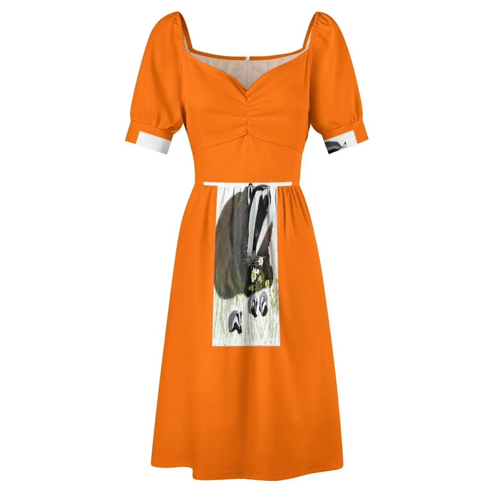 Платье Badger с короткими рукавами Женские летние платья