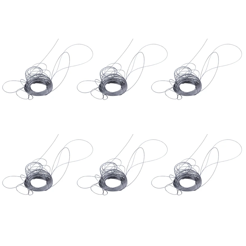 

6X STAINLESS Steel Wire Rope Cable Rigging Extra, Length:15M Diameter:1.0Mm