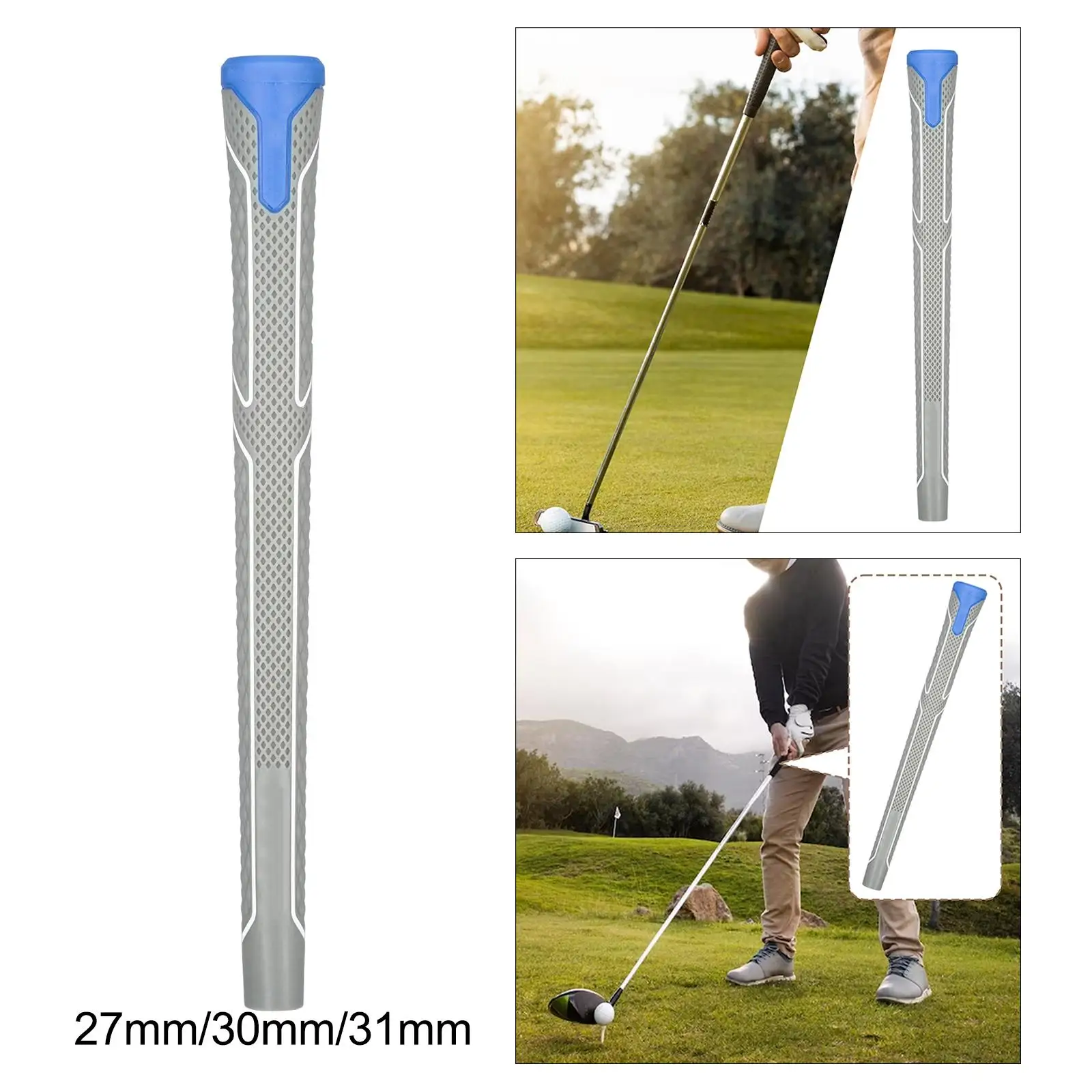 

Portable Golf Grips Training Aid Golf Shaft Grips Wrap Golf Swing Trainer Soft Replacement Golf Club Grip for Beginner Women Men