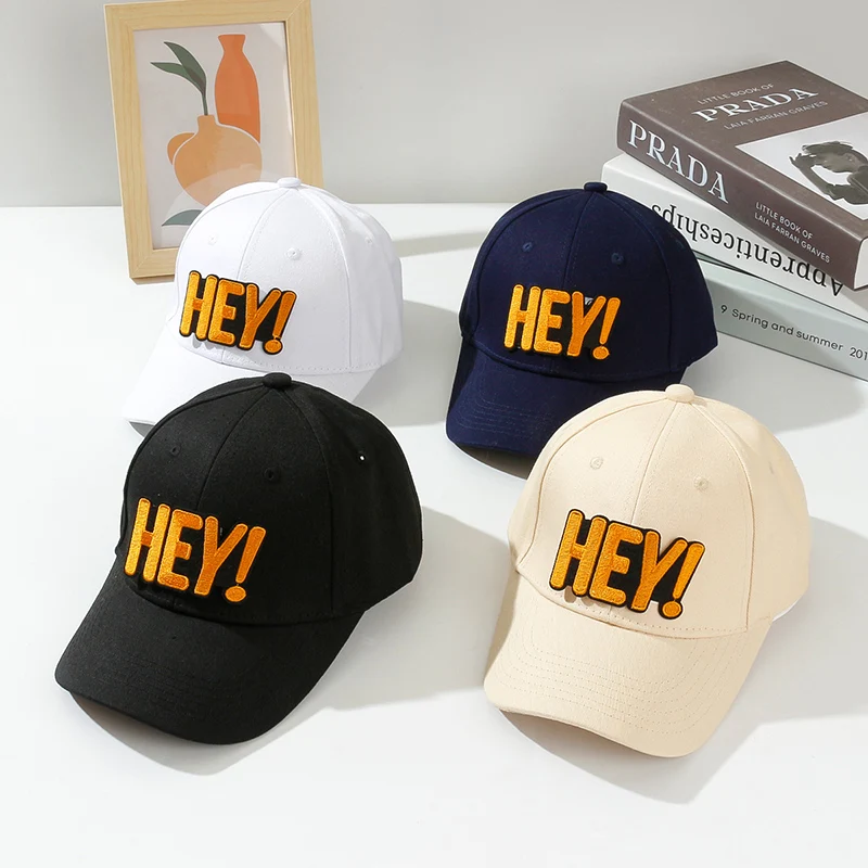 

Children Summer Baseball Cap Infant Letter Embroidery Baseball Cap Child Fashion Cotton Sun Protection Baby Hat Baby Stuff