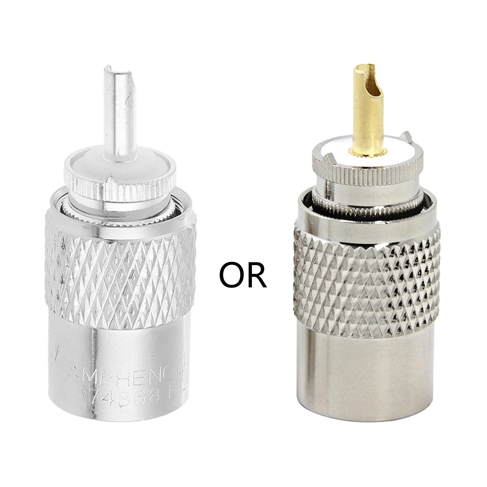 

UHF Connectors PL 259 Male Connector to RG8X RG59 RG8 Adapter Connector UHF Fitting Connectors