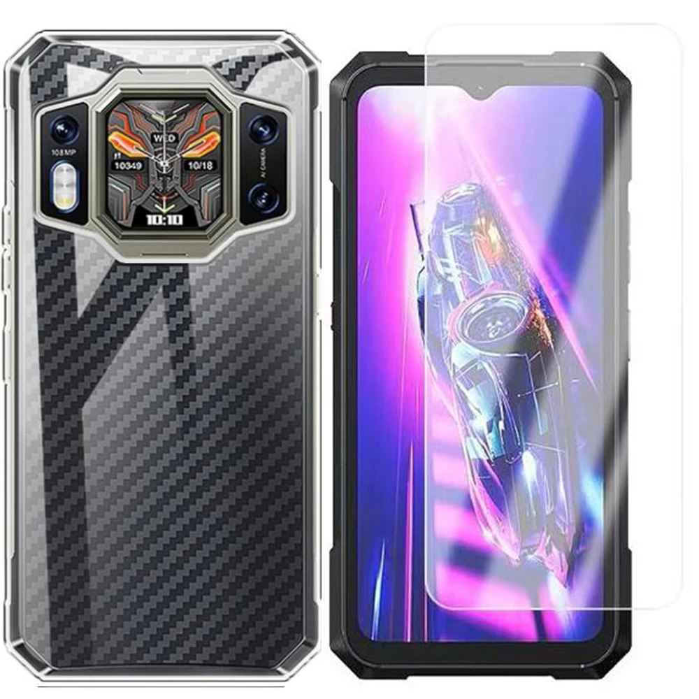 Стекло 3 в 1 + силиконовый чехол для CUBOT KINGKONG X 6 58 дюйма Чехол защита экрана из