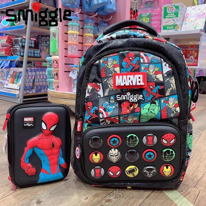Школьная сумка Marvel Smiggle рюкзак супергероя для мальчиков Железный человек