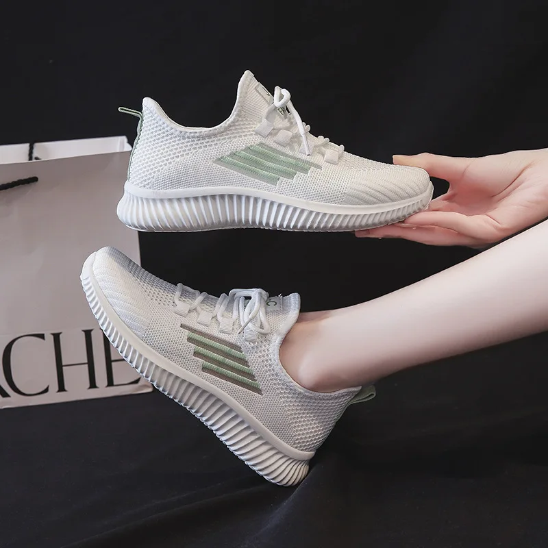 

Женская обувь, летняя дышащая плетеная женская обувь, женская повседневная спортивная обувь, беговые кроссовки