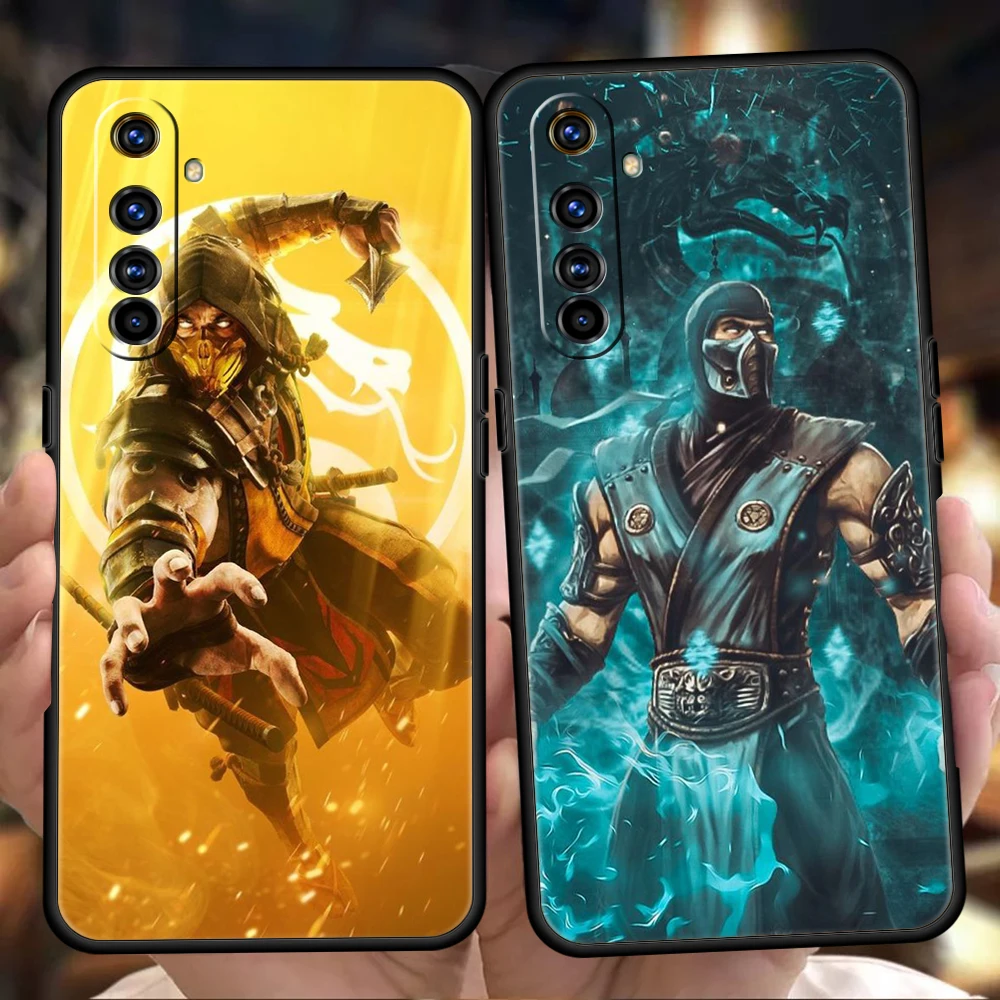 

Scorpion Zero Sub Mortal Kombat Soft For Realme 8i 9i 9 Pro Plus GT2 Pro C3 6 7 8 Pro C21 C11 C25 Pro 5G Shockproof Phone Cover