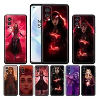 marvel scarlet witch for oneplus nord 2 ce 5g 9 9pro 8t 7 7ro 6 6t 5t pro plus silicone soft black phone case cover coque shell