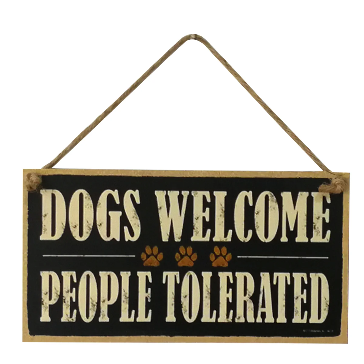 

1Pc Plaque Wooden Pet Plaque Wooden Dog Lover Sign Farm Hanging Wood Board Dog Mom Gifts Dogs Welcome People Tolerated
