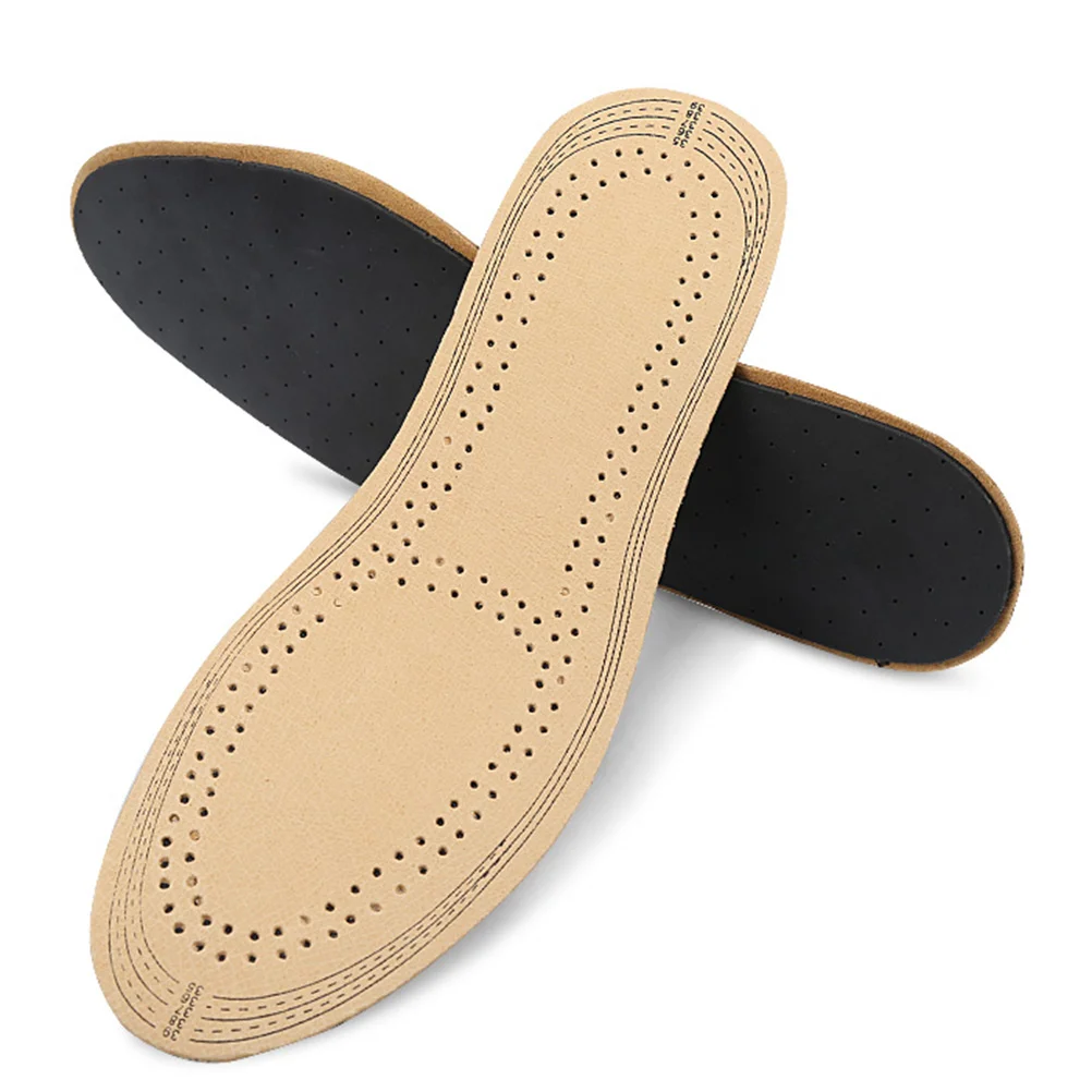 

1Pair Ultra Thin Breathable Deodorant Insoles Pigskin Instantly Absorb Sweat Replacement Inner Soles Shoes Insole Pads