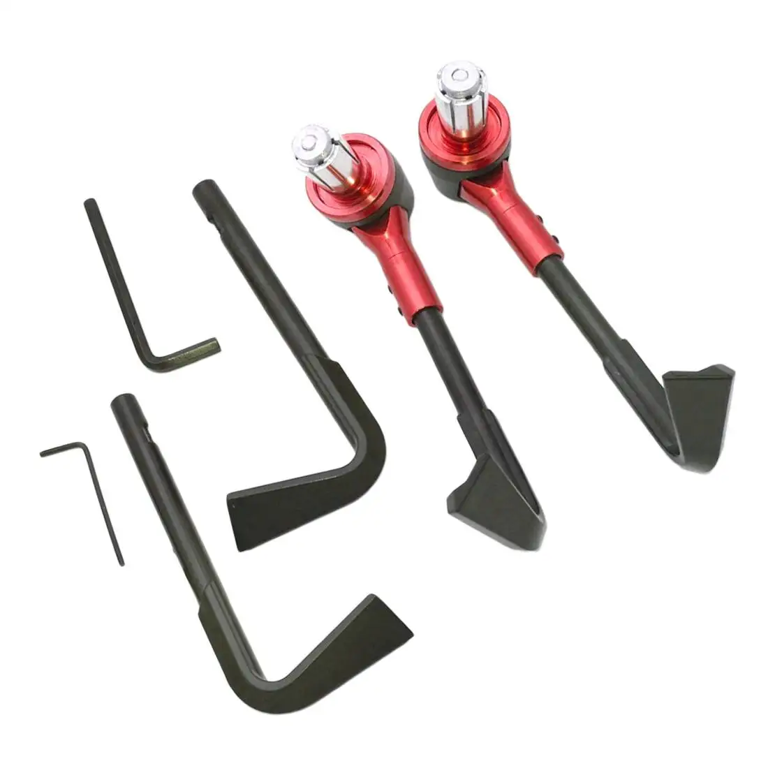 Новинка 1 пара красных чехлов для мотоциклов с ЧПУ 7/8 дюйма 22 мм передний