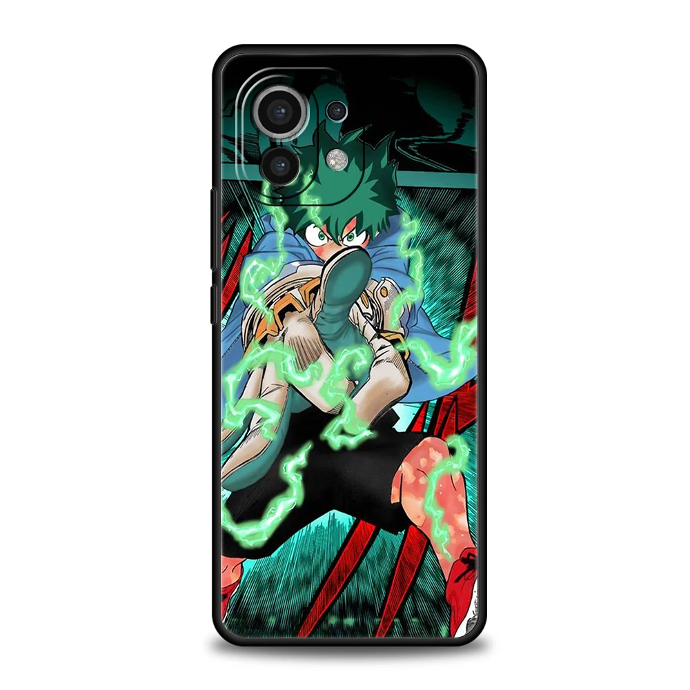 My Hero Academia Phone Case For Xiaomi Mi X3 X4 NFC F3 M3 M4 GT Note 9T 10T 10 11 Ultra 11T 11X 12 Pro Lite 5G Silicone Shell