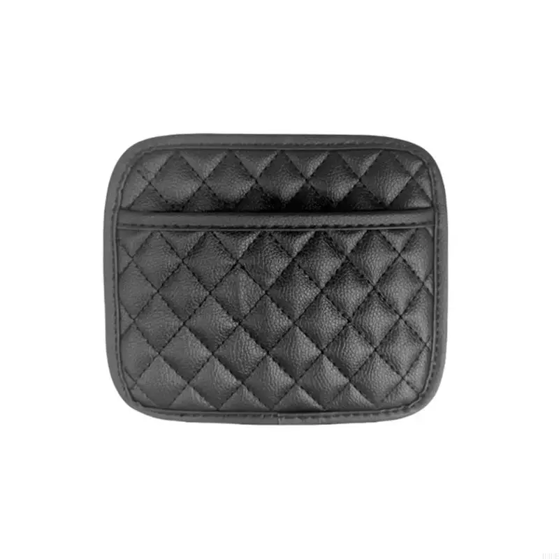 Самоклеящийся автомобильный карман для хранения, универсальный автомобильный органайзер для задней двери, центральная консоль, карман для хранения ключей, карты, мелких