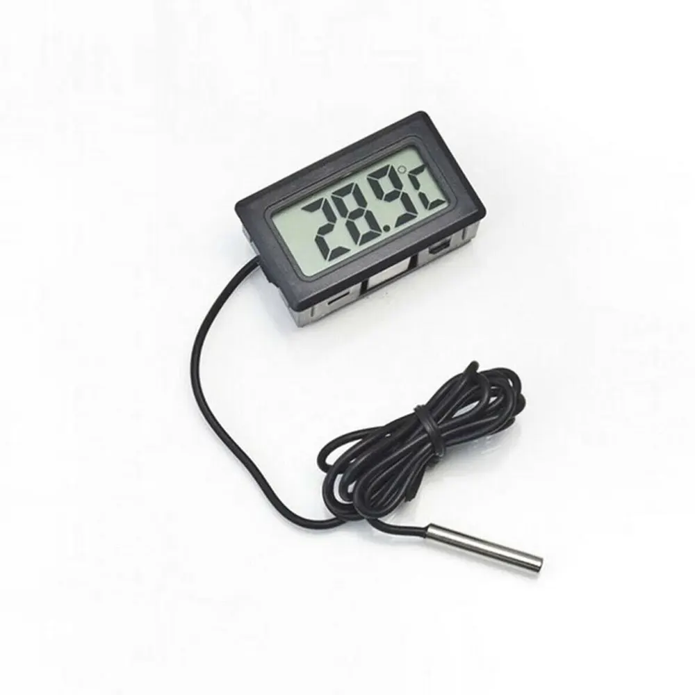 

Mini LCD Car Digital Thermometer Hygrometer Temperature Indoor Outdoor Temperature Sensor Humidity Meter Gauge Instruments