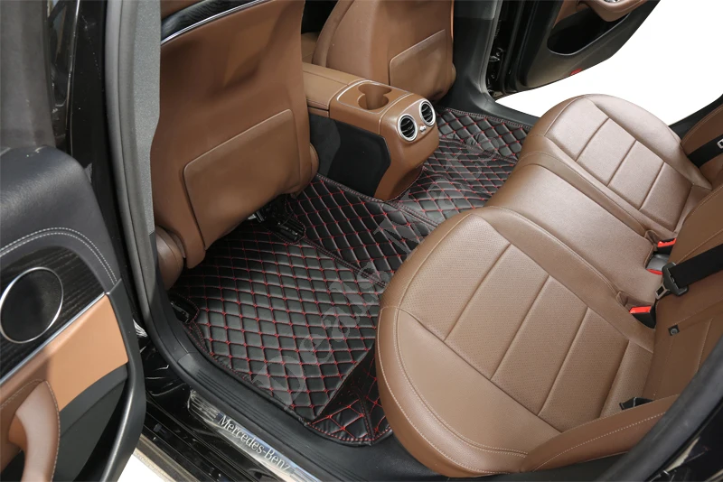 Автомобильный коврик для Mercedes Benz W205 W211 Ml W164 W212 Cla W204 W176 W201 W245 W169 Персонализированный ковры Водонепроницаемые ковры аксессуары.