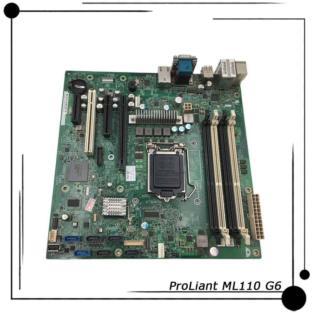 576924-001 573944-001 для HP, материнская плата для сервера ProLiant ML110 G6 DDR3 SATA/SAS 4U, хорошее качество