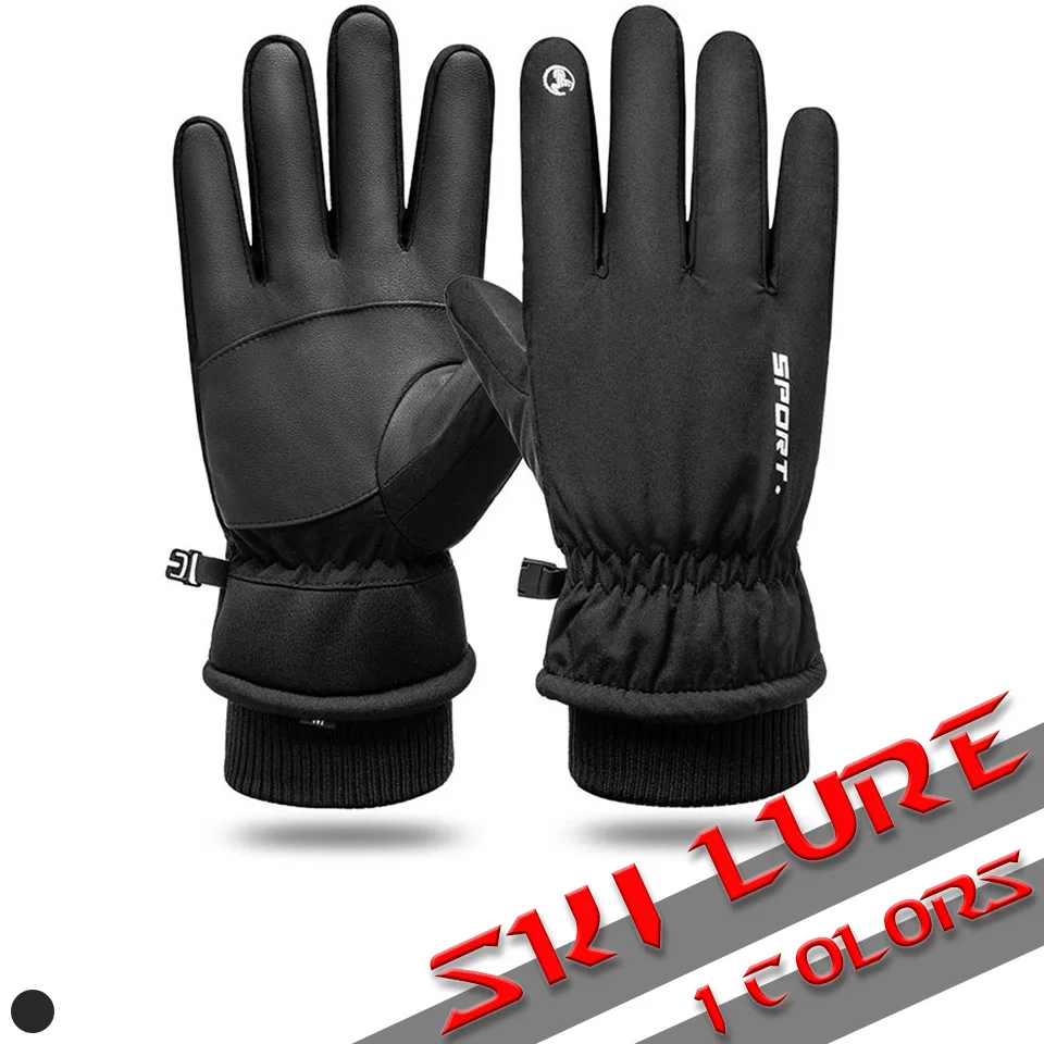 

Outdoor Sports Motorcycle Snow Skiing Gloves Coldproof Waterproof Windproof Breathable Touchscreen Winter Warm Ski Gloves Unisex