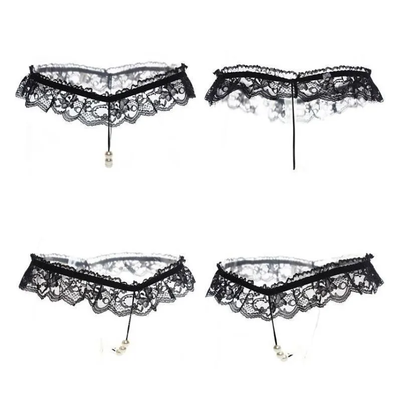 

Сексуальные кружевные трусики с жемчужинами, стринги, нижнее белье, трусики, женское нижнее белье, дышащая ткань