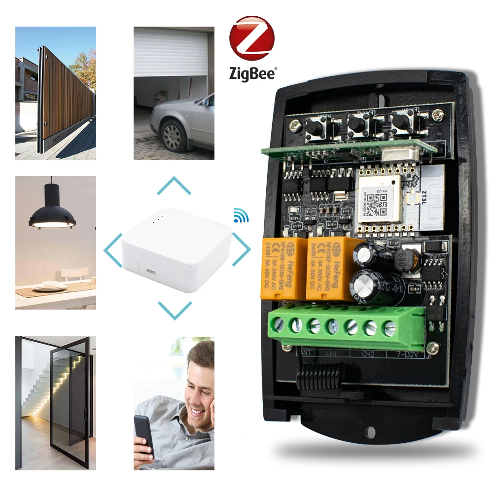 Умный переключатель Zigbee приемник дистанционного управления 433 МГц 92