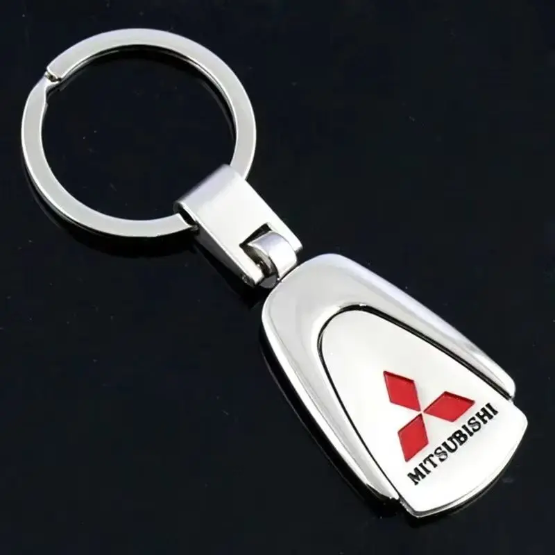 Металлический автомобильный брелок, подвеска, брелок для ключей, аксессуары для Mitsubishi Pajero L200 ASX Eclipse Montero Ralliart Starion Outlander Galant