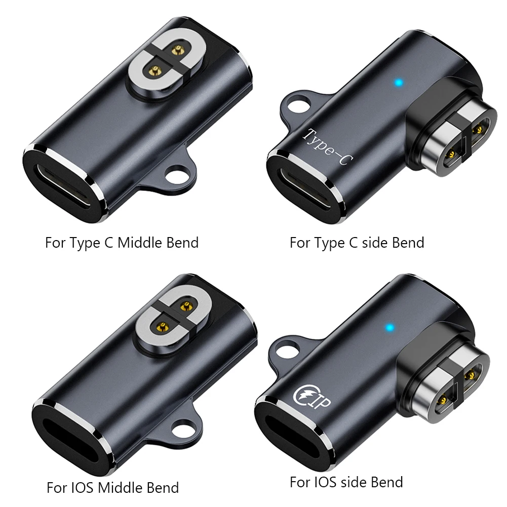 USB C/для iOS Магнитный адаптер 90 градусов изгиб костной проводимости наушники