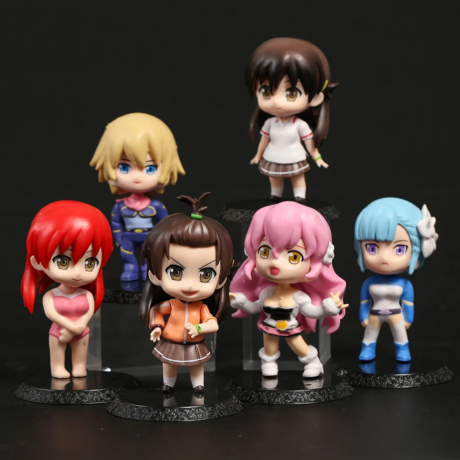 

Rinne no Lagrange Kyouno Madoka Lan Figures Desktop Decoration Dolls 6pcs/set