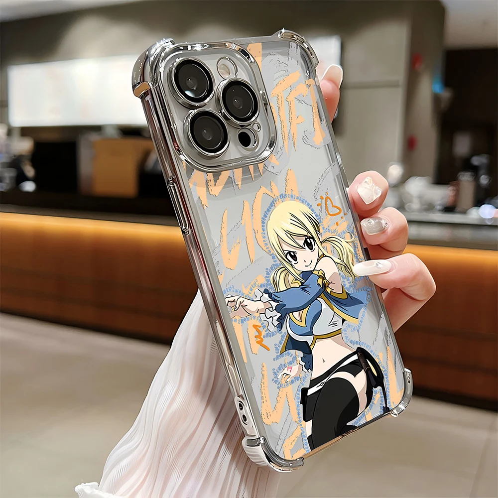 Чехол с покрытием FAIRY TAIL для Xiaomi 14 14Pro 13 Pro Poco F4 F5 X5 X3 4G 5G противоударный защитный