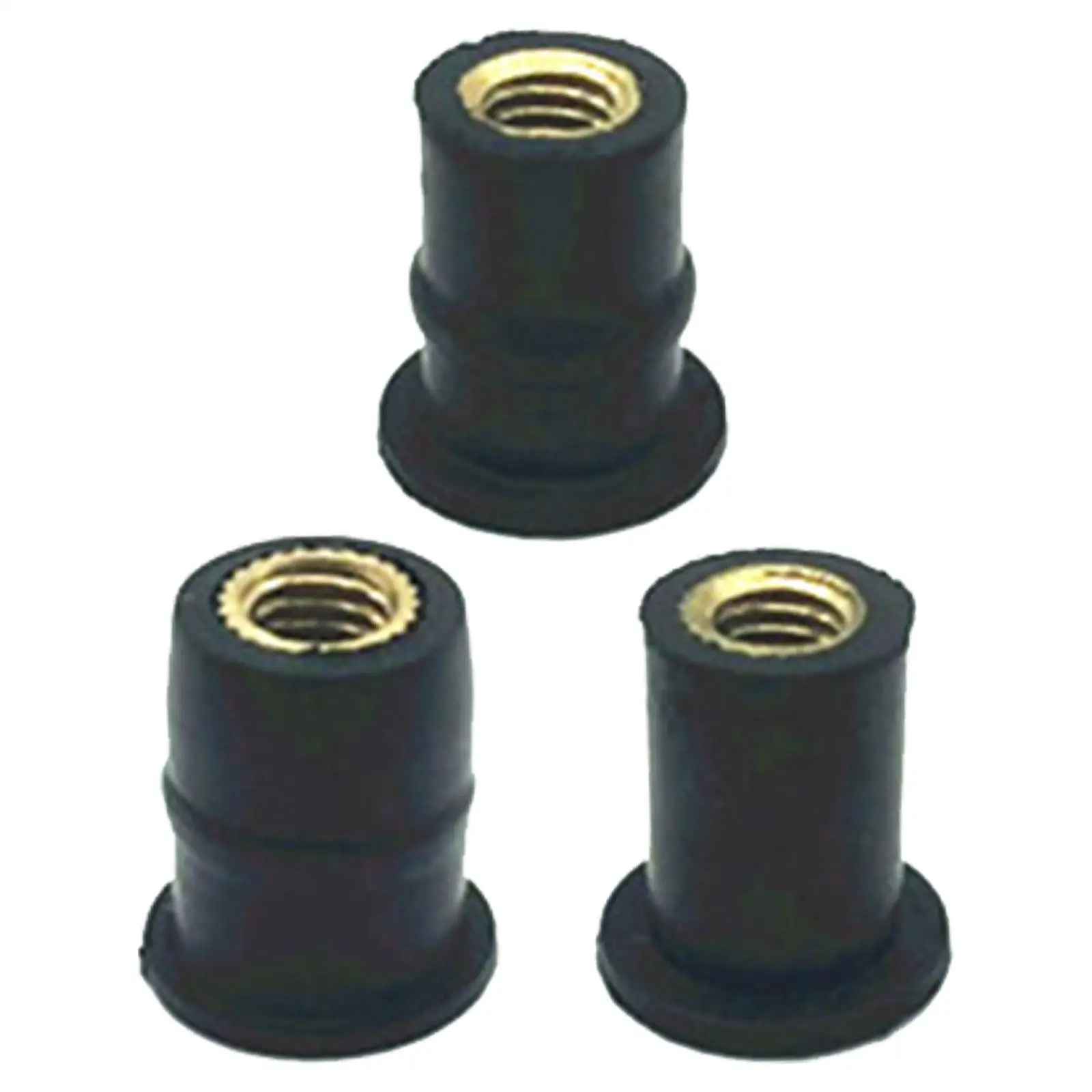 

M5 Rubber Well Nut Easy Installation Replacement Motorcycle Accessories Universal Screws Fairing Fastener for Kayak Canoe