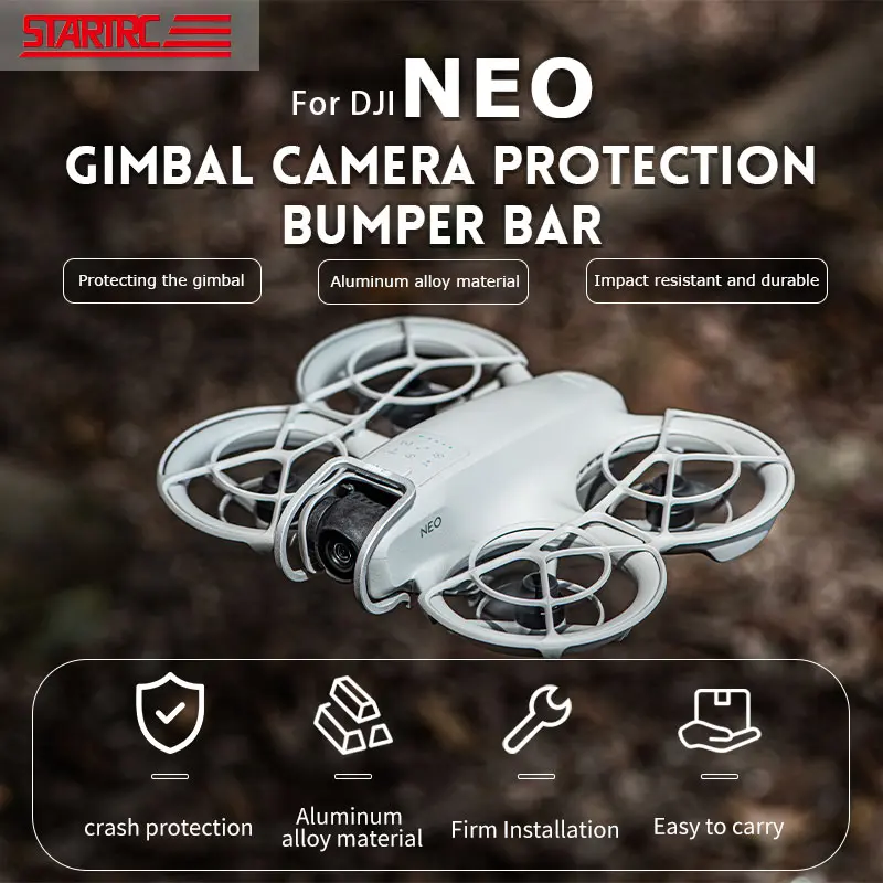 STARTRC карданный бампер для DJI Neo Drone защита объектива камеры верхняя из