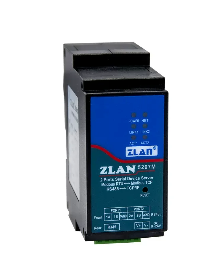 2-портовый RS485 в Ethernet TCP IP Modbus Шлюз RTU MQTT JSON преобразователь промышленного модуля на