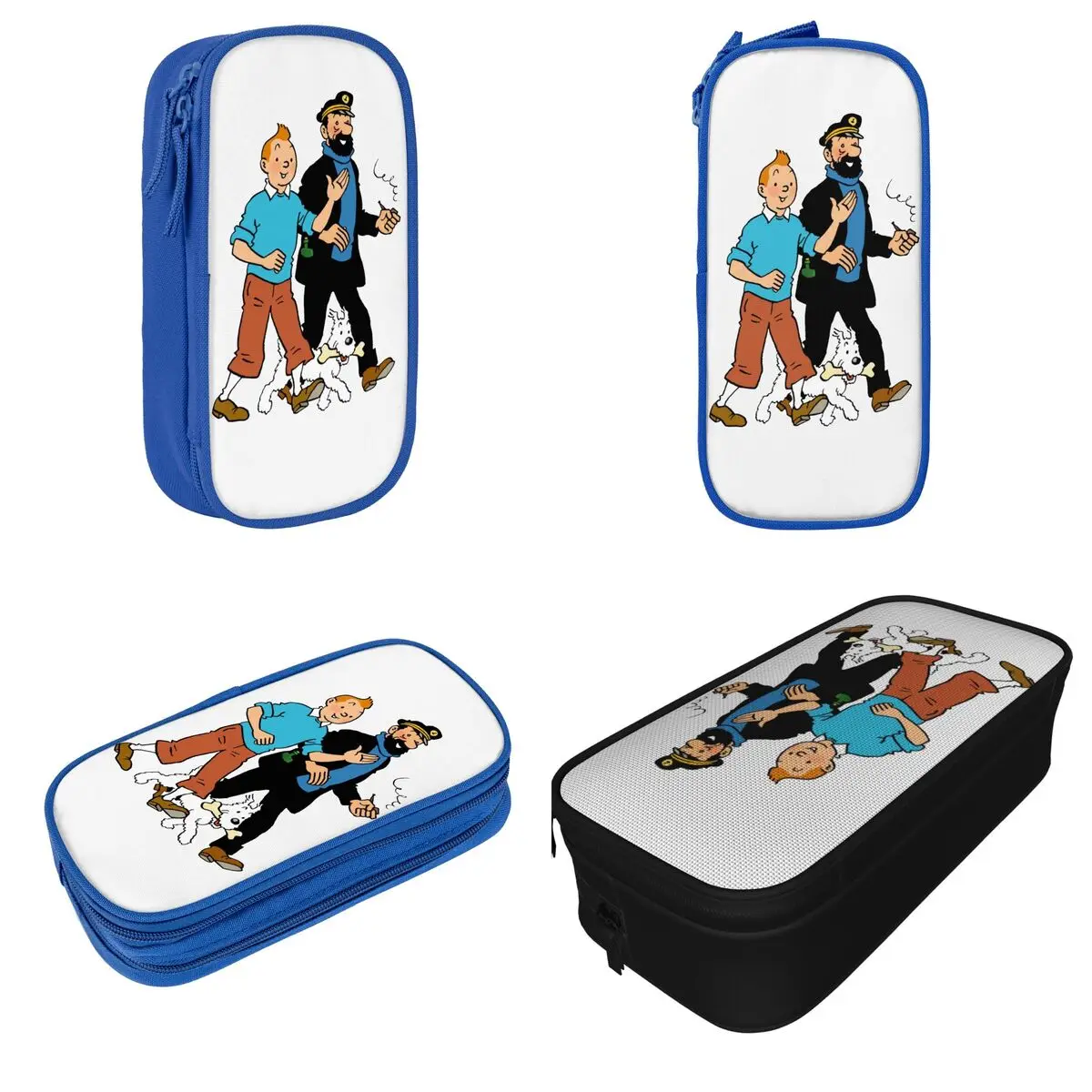 Пенал для карандашей с рисунком подростков и капитанов