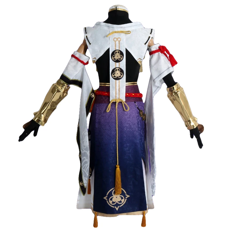 Костюм для косплея аниме Genshin Impact Kujo Sara женский костюм на Хэллоуин Одежда включая