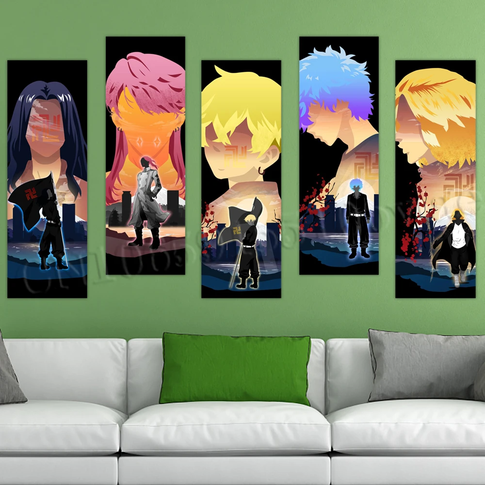 

Wallpaper Home Decoration Hd Print Painting Tokyo Revengers Pictures Wall Art Self-adhesive PVC DIY Mural Poster For Living Room