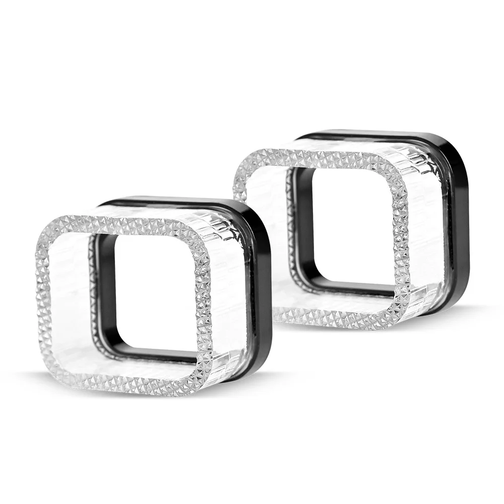 

1,5-дюймовая автомобильная 5D кристаллическая светодиодная маска «ангельские глазки» WRGB для мини-модуля Bi Led 1,5-дюймовые светодиодные фонари указателя поворота DRL Линза проектора