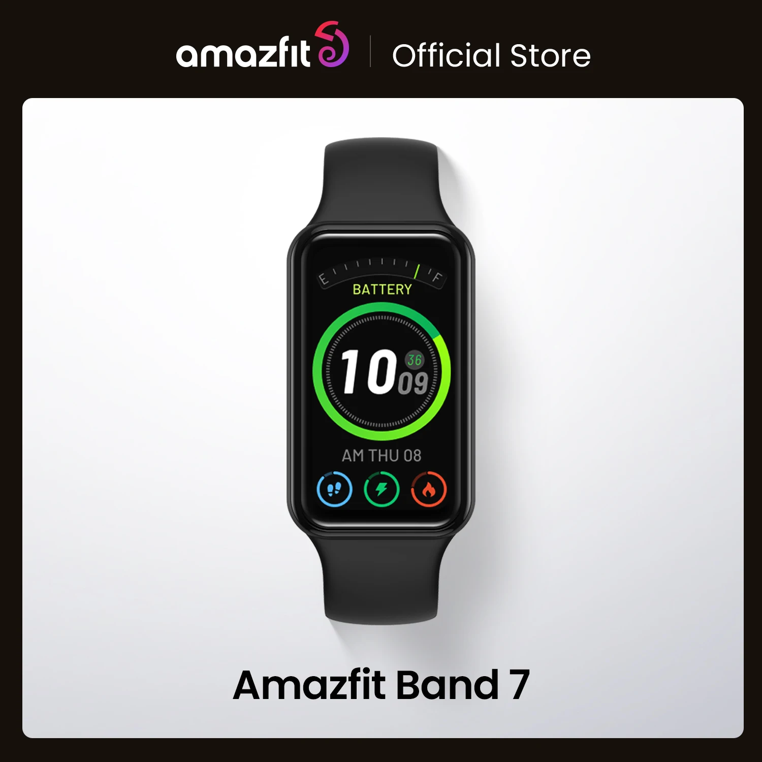 

New Global Version Amazfit Band 7 Smart Wristband Large HD AMOLED Display 120 Sports Modes Powerful Zepp OS