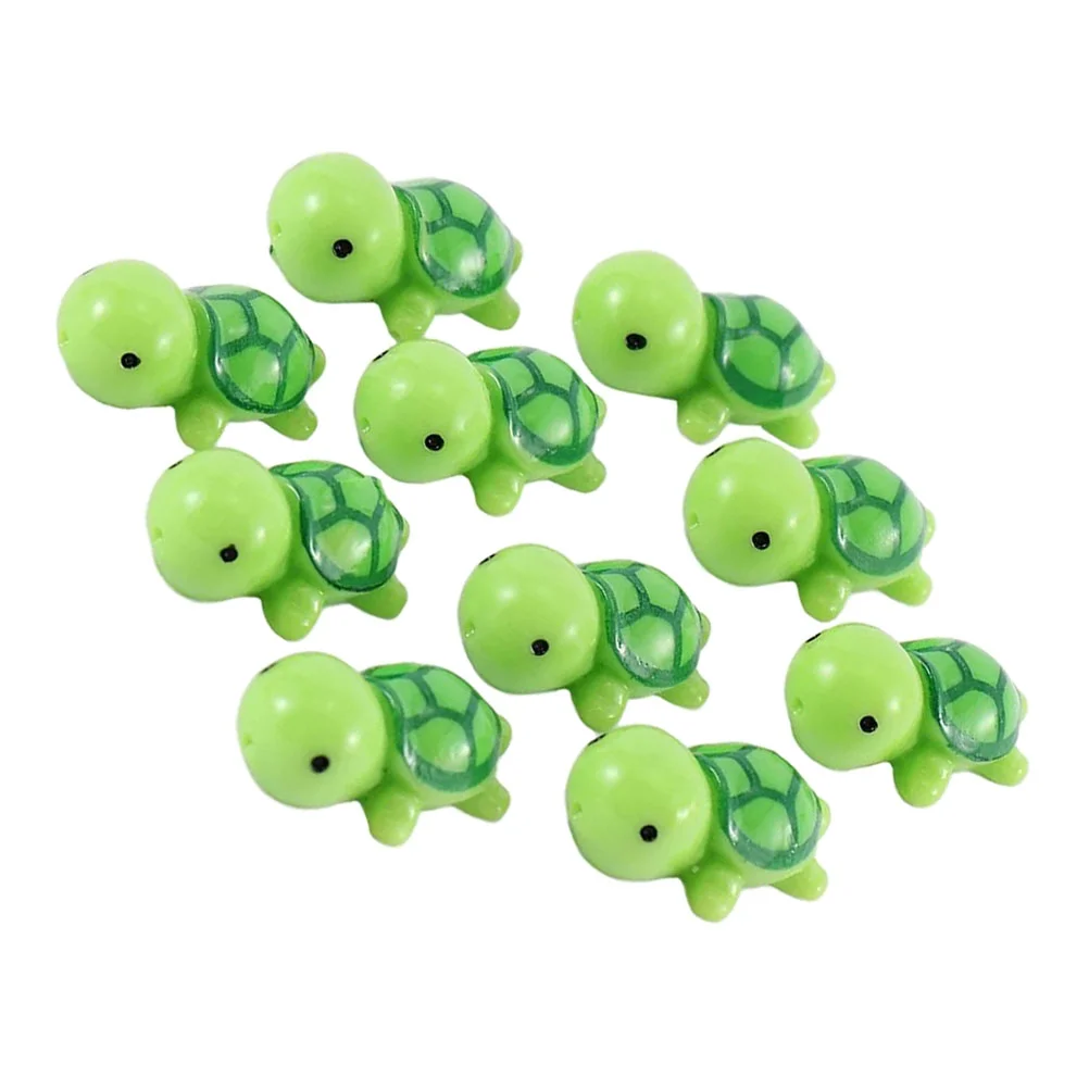 

10 Pcs Micro Landscape Turtle Ornament Ocean Toys Statue Tank Sea Animals Fish Aquarium Decoration Bottle Crafts