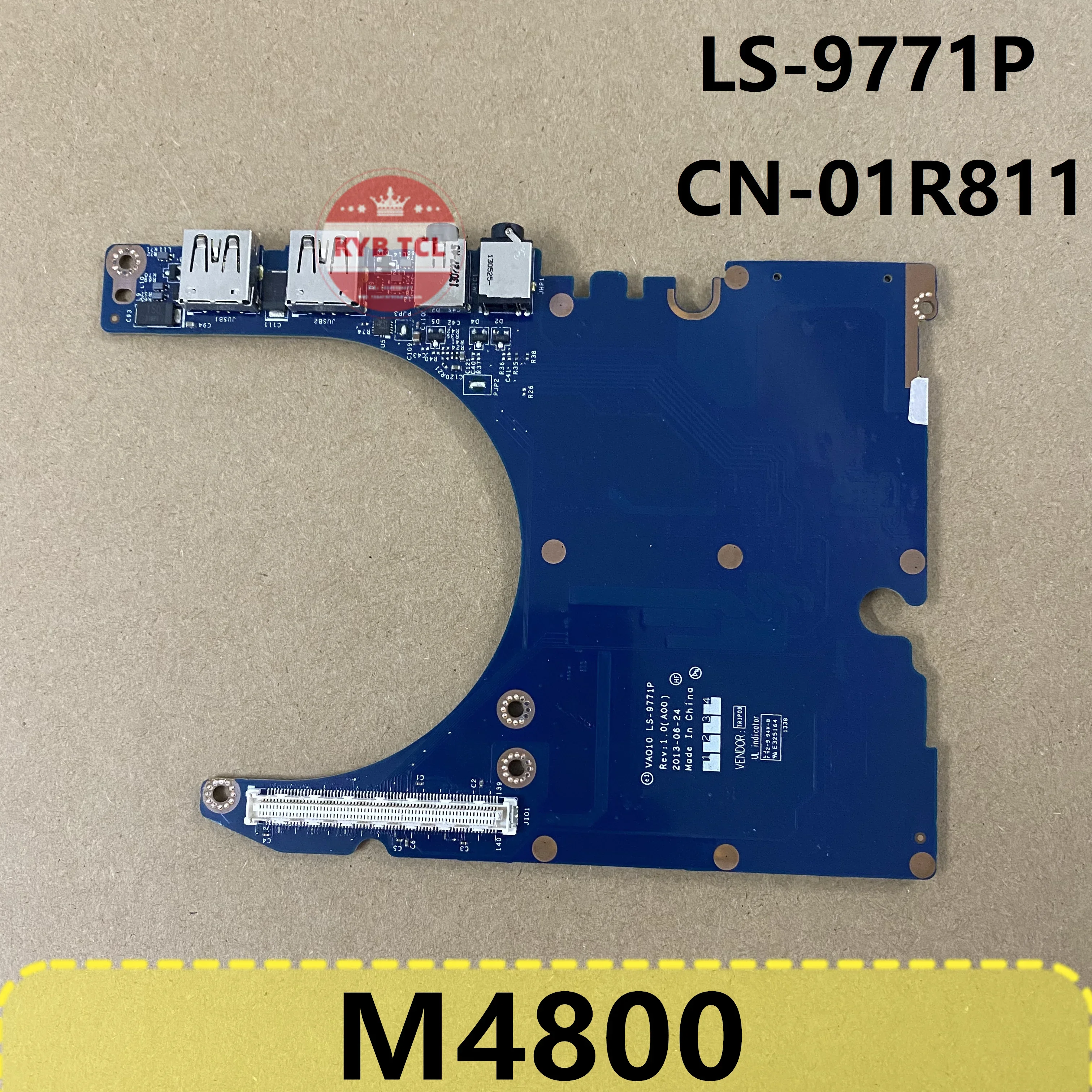 CN-0JR811 0JR811 JR811 для ноутбука Dell Precision M4800 оригинальный ноутбук USB-аудиоразъем плата