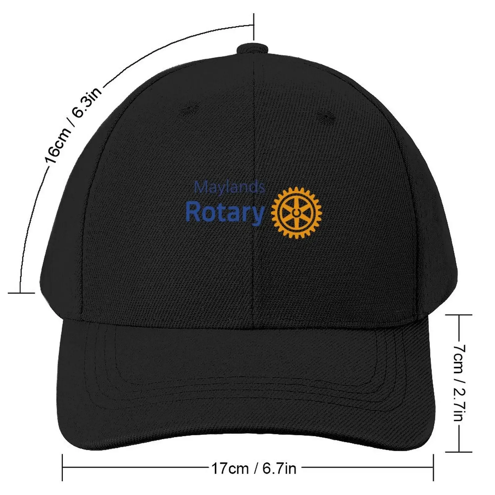 Maylands Rotary Club Полноцветная классическая футболка Бейсболка Пляжная шляпа Косплей