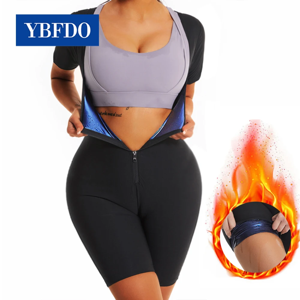 

Костюм для похудения YBFDO, костюм для похудения из полимера, тренировочный костюм для талии, костюм для горячего потоотделения, костюм для сжигания жира, корсеты для похудения, корсет для похудения