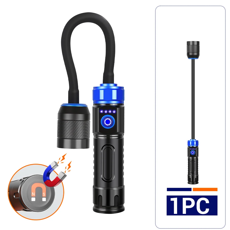 

Портативный перезаряжаемый светодиодный фонарь ZOOM из алюминиевого сплава