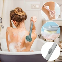multifunctional bath brush back body bath shower sponge scrubber brushes with handle massager bathroom brush