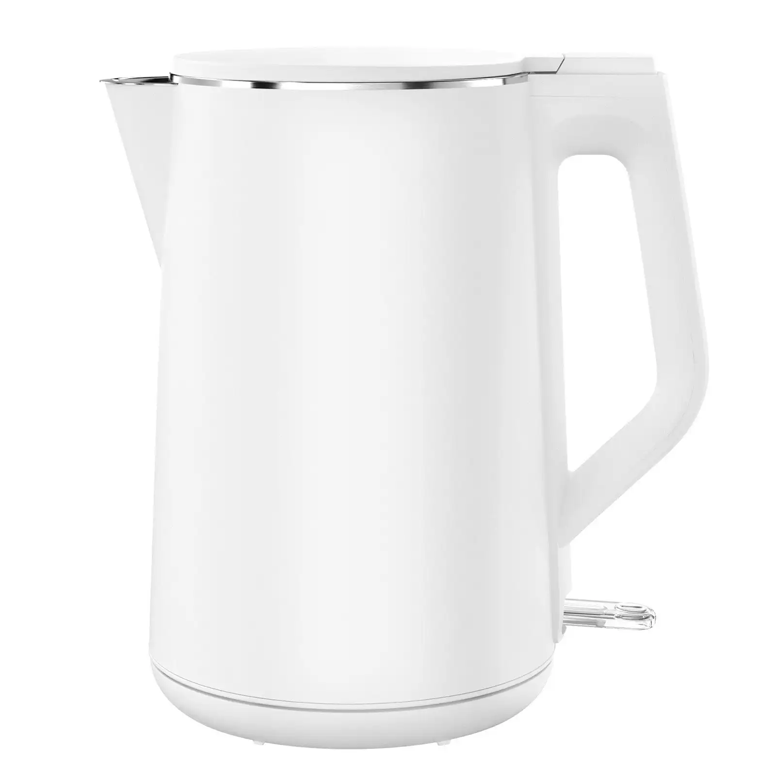 

Kettle 1.5L, 100% Stainless Steel Interior Double Wall Tea Kettle, 1500W Cool Touch Water Boiler, BPA-Free with Auto Shut-Off &