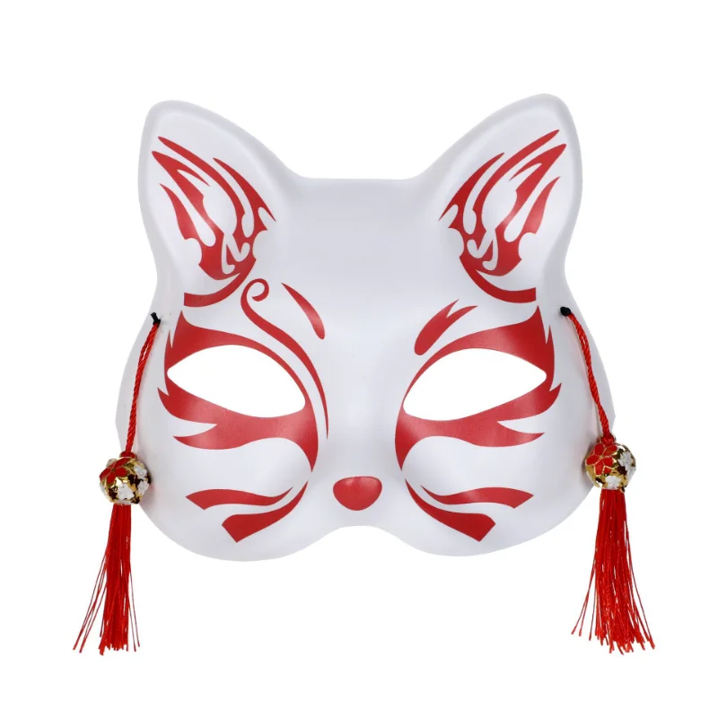 

Fox Mask Ball Mask PVC Men's and Women's Ball Anime Scenic Area Mask Half Face Cat Face Mask